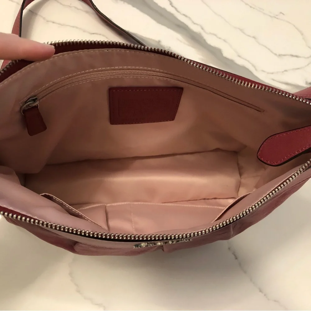 Coach Original Ashley Rose Pink Shoulder Bag C-1220-F15512 - Picture 9 of 9
